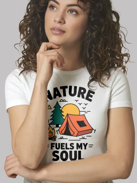 Retro Camping Nature Shirt “Nature Fuels My Soul” Design - Image 12
