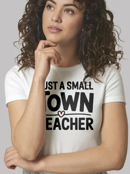 Adorable Small Town Teacher Shirt – Country School Gift Tee - Image 12