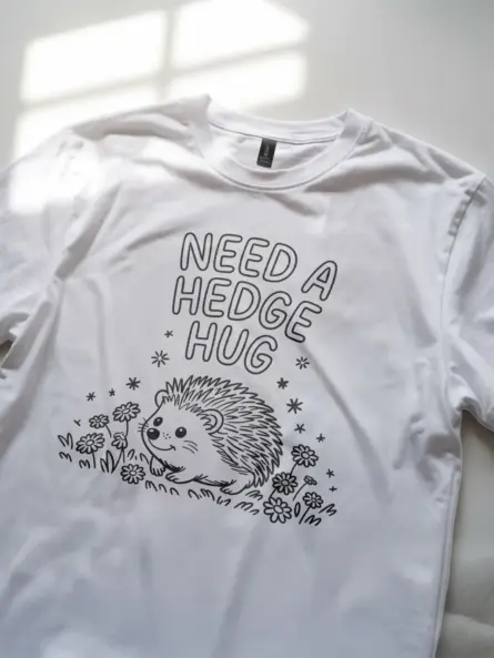 Cute Hedgehog T-Shirt – Need a Hedge Hug Tee - Image 12