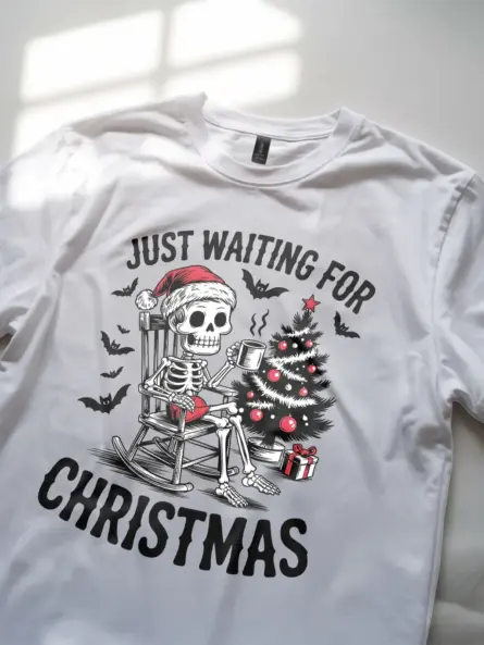 Hilarious Skeleton Christmas T-Shirt for Holiday Rebels - Image 9