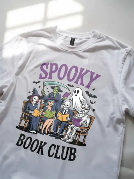 Legendary Spooky Book Club Shirt for Halloween - Image 2