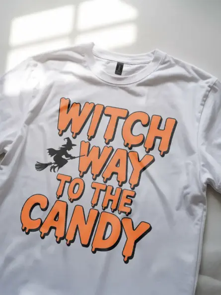 Witch Way to the Candy Shirt – Funny Halloween Tee for Kids & Parents - Image 11
