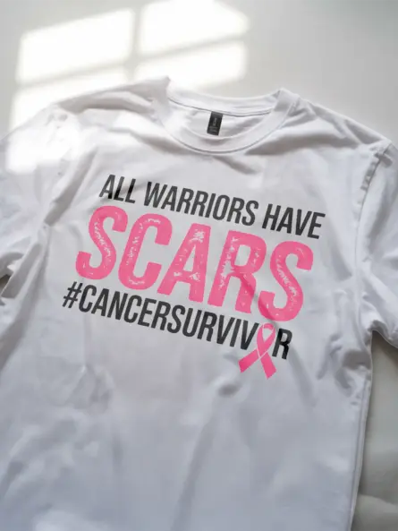 All Warriors Have Scars Shirt – Empowering Cancer Survivor Tee - Image 4