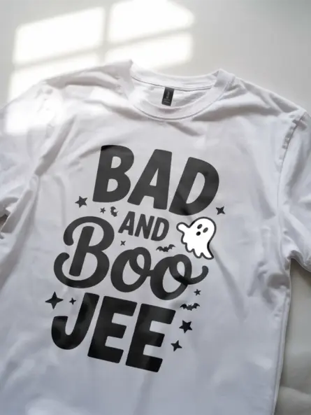 Trendy Bad and Boo Jee Shirt for Halloween - Image 5