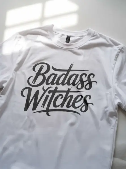 Badass Witches Shirt – Feminist Empowerment Tee for Bold Women - Image 2