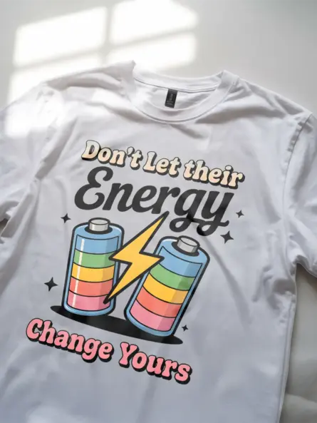 Don't Let Their Energy Change Yours T-Shirt - Image 11