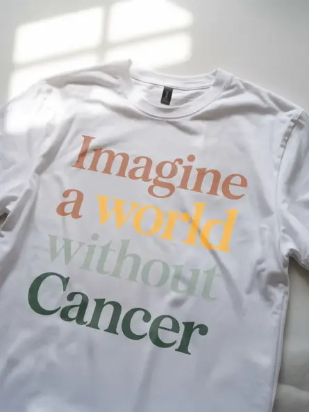 Imagine a World Without Cancer Shirt – Peaceful & Powerful Tee - Image 3