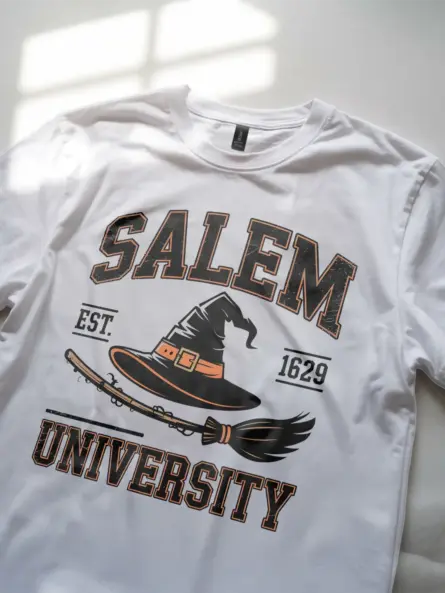 Bold Salem University Witch Shirt – Vintage Academia Tee - Image 11