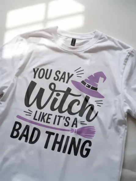 You Say Witch Like It’s a Bad Thing Shirt – Bold Feminist Halloween Tee - Image 11