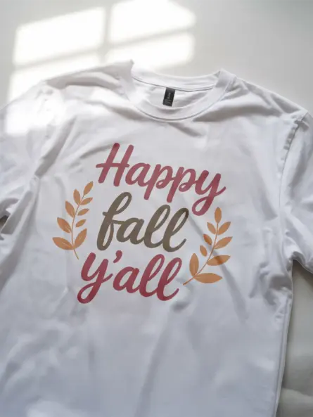 Happy Fall Y’all T-Shirt – Cozy Southern Autumn Quote Tee for Women - Image 11
