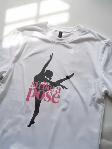 Strike a Pose Dance Pose T-Shirt for Performers & Students - Image 11