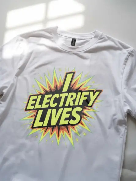 Electrician Gift Comic T-Shirt I Electrify Lives - Image 12