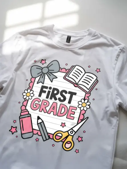 Charming First Grade Shirt – Whimsical Back to School Tee - Image 11