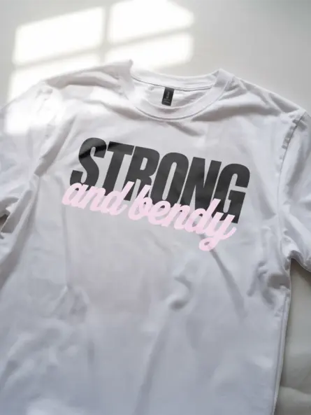 Empowering Flexibility T-Shirt – Strong and Bendy Yoga Tee - Image 11
