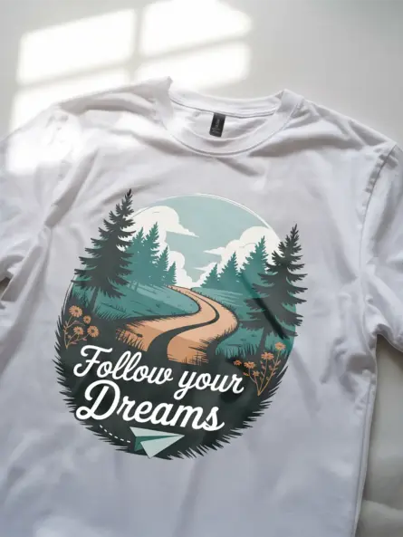 Follow Your Dreams Adventure Shirt – Vintage Nature Tee - Image 11