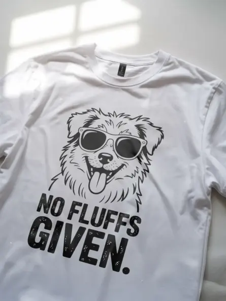 No Fluffs Given – Funny Dog Lover T-Shirt for Pet Parents - Image 12