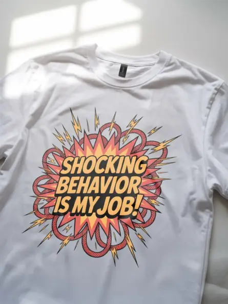 Funny Electrician Humor T-Shirt – Shocking Behavior Is My Job - Image 12