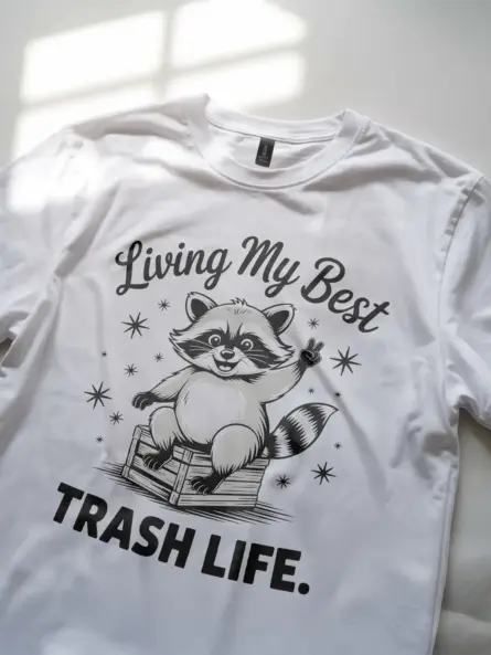 Funny Raccoon Trash Panda T-Shirt - Image 2