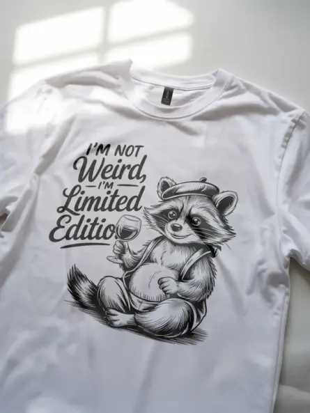 Limited Edition Raccoon T-Shirt for Adults - Image 5