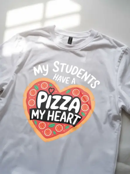 Adorable Pizza Teacher Shirt for Classroom Fun & Gift Giving - Image 11