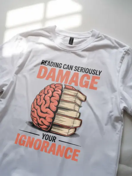 Reading Brain Shirt – Clever Educational Tee for Book Lovers - Image 11