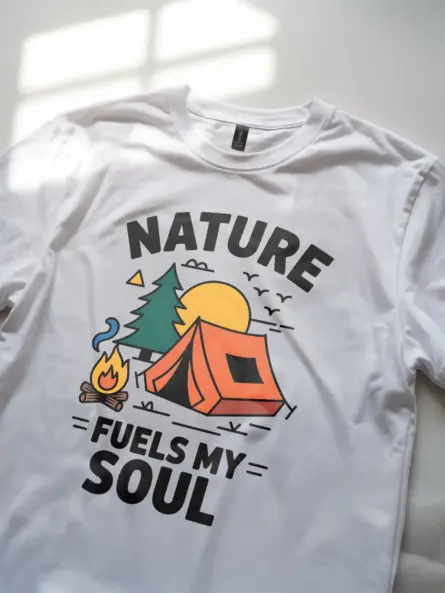 Retro Camping Nature Shirt “Nature Fuels My Soul” Design - Image 11