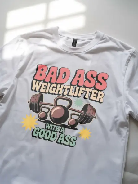 Retro Weightlifter T-Shirt – Funny 70s Gym Graphic for Fitness Lovers - Image 13
