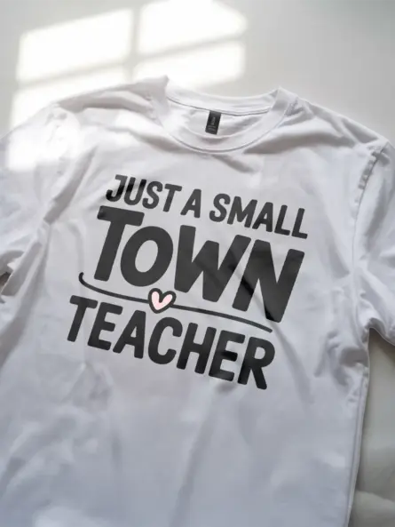 Adorable Small Town Teacher Shirt – Country School Gift Tee - Image 11