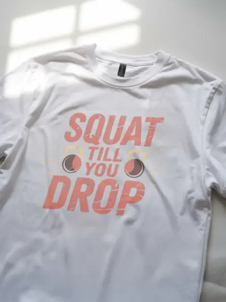 Squat Till You Drop T-Shirt - Image 12