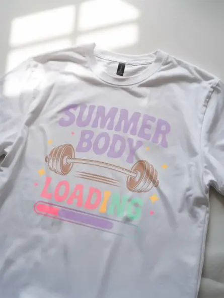 Summer Body Loading T-Shirt – Retro Gym Graphic Tee - Image 12
