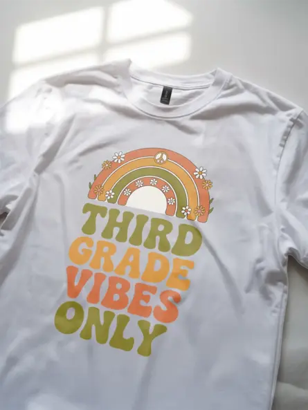 Groovy Third Grade Vibes Shirt – Retro Teacher Tee - Image 11