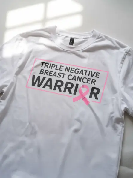 Triple Negative Breast Cancer Warrior Shirt – Clean Bold Statement - Image 3