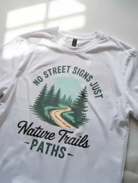 Vintage Nature Trail T-Shirt for Outdoor Explorers - Image 11