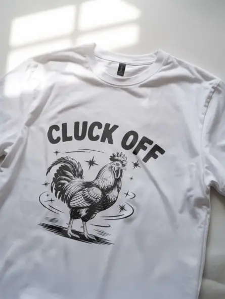 white vintage farm life t-shirt