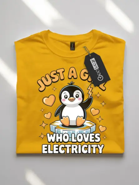 STEM girl electricity t-shirt