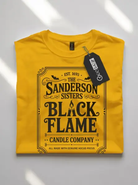 Sanderson Sisters Black Flame Candle Shirt - Image 10