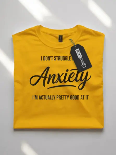 Funny Anxiety T-Shirt for Mental Health Pros - Image 10