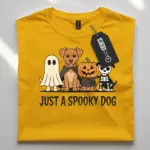 spooky dog halloween t-shirt