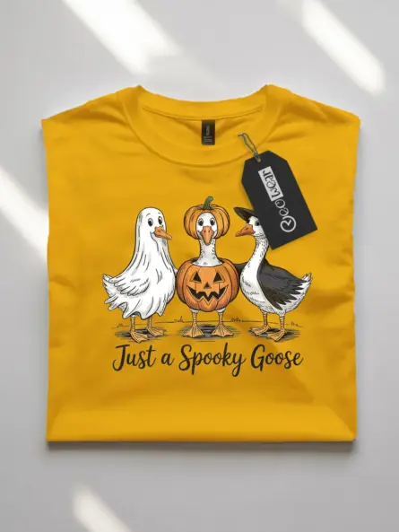 spooky goose t-shirt