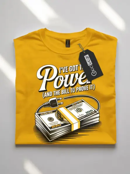 funny electrician t-shirt for energy workers