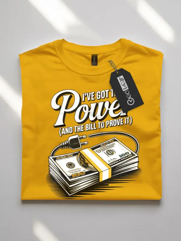 funny electrician t-shirt for energy workers