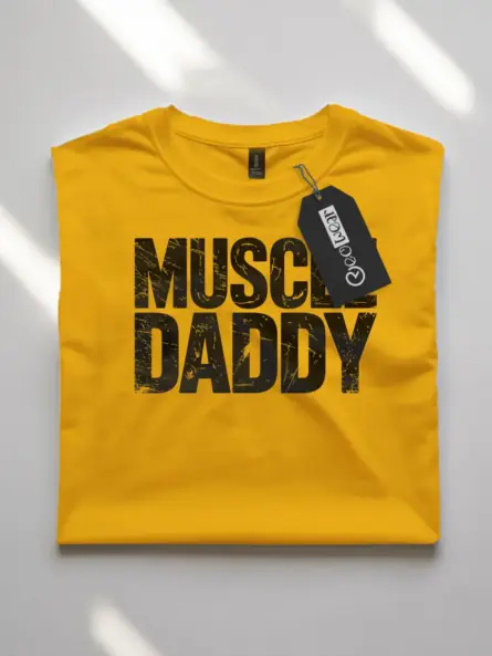 Vintage Muscle Daddy Gym T-Shirt - Image 10