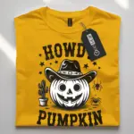 cowboy pumpkin Halloween shirt