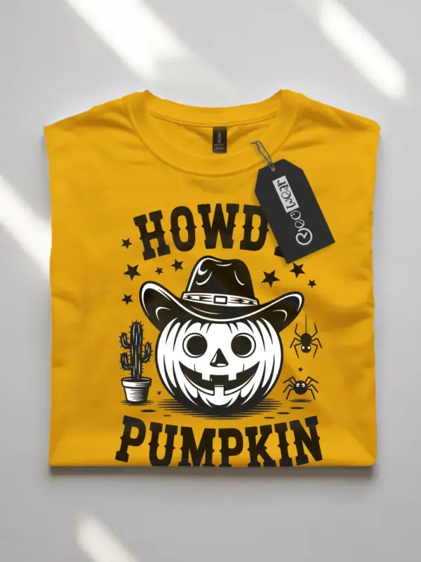 cowboy pumpkin Halloween shirt