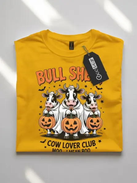 bull sheet cow ghost t-shirt