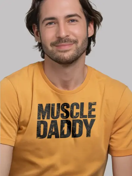 Vintage Muscle Daddy Gym T-Shirt - Image 11