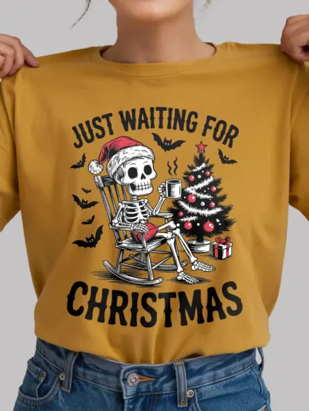 Hilarious Skeleton Christmas T-Shirt for Holiday Rebels - Image 11