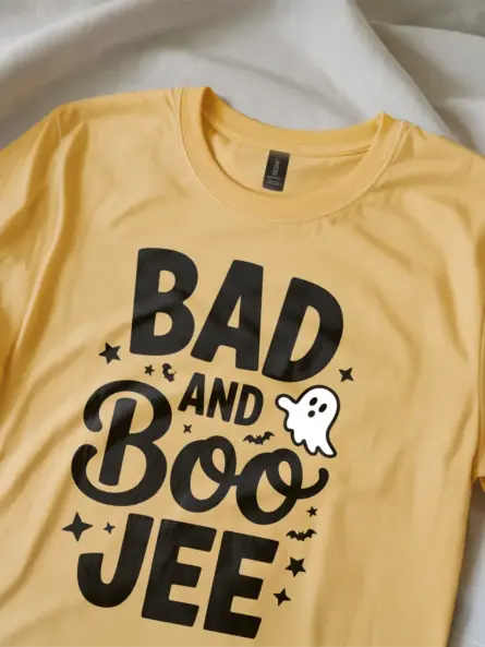 Trendy Bad and Boo Jee Shirt for Halloween - Image 2