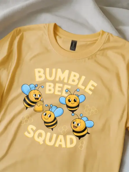 Bumble Bee Shirt – Vibrant Nature-Lover Squad Tee - Image 5