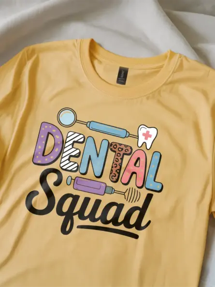 Playful Dental Squad T-Shirt for Dental Teams - Image 8